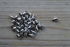 Metalen eindkap 3 mm ca. 6 x 9 mm per 2 stuks