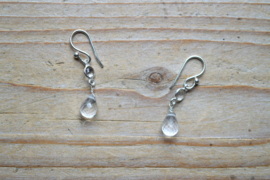 Sterling zilver Oorbellen met Bergkristal