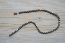 Pyriet gefacetteerde ronde kralen 6 mm