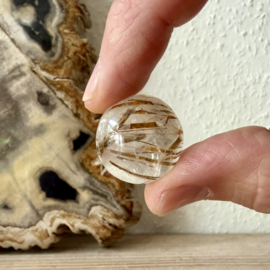 Rutielkwarts cabochon A ca. 23 mm