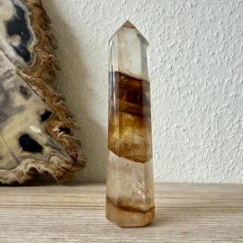 Limonietkwarts/Golden Healer gepolijste toren