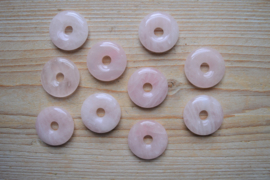 Donut Rozenkwarts ca. 30 mm