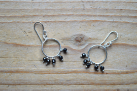 Sterling zilver Oorbellen met Onyx