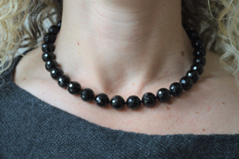 Kort collier  van Onyx