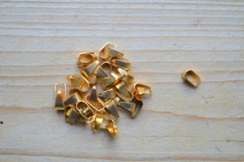 RVS Gold plated buighanger ca. 5 x 9 mm per stuk