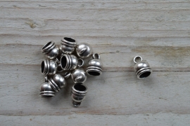 Metalen eindkap 5 mm ca. 8 x 11 mm per 2 stuks