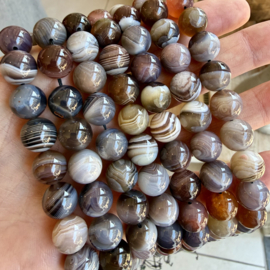 Botswana agaat ronde kralen 12 mm A klasse