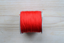 Nylonkoord dikte ca. 0,8 mm Rood per 2 meter