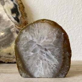 Agaat waxinelicht houder