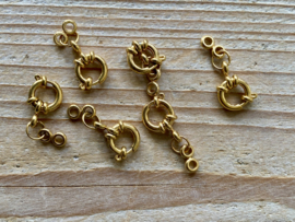 RVS Gold plated boeisluiting ca. 10 mm