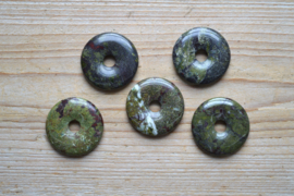 Donut Drakenbloed Jaspis ca. 40 mm per stuk