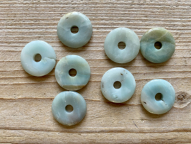 Donut Amazoniet ca. 25 mm per stuk