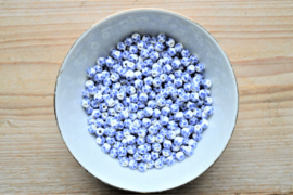 Delfts blauw rond ca. 6 mm (per stuk)