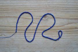 Lapis Lazuli ronde kralen ca. 2 mm (seedbeads) (natuurlijk)