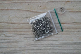 Metalen ringetjes split 6 mm