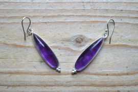Sterling zilver Oorbellen met Amethist