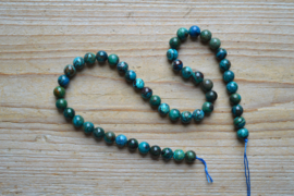 Chrysocolla ronde kralen ca. 8 mm A klasse