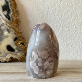 Flower Agaat gepolijste sculptuur