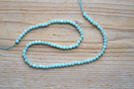 Amazoniet ronde kralen ca. 4 mm A klasse
