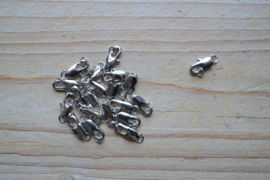 Metalen karabijnsluiting ca. 6 x 12 mm per 3 stuks