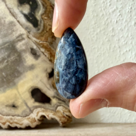 Pietersiet cabochon ca. 15 x 32 mm