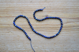 Lapis Lazuli runde Perlen ca. 4 mm (ungefarbt)