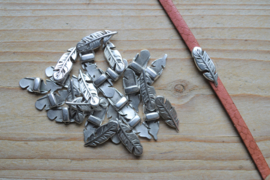 Metalen leerschuif veer ca. 7 x 21 mm per stuk