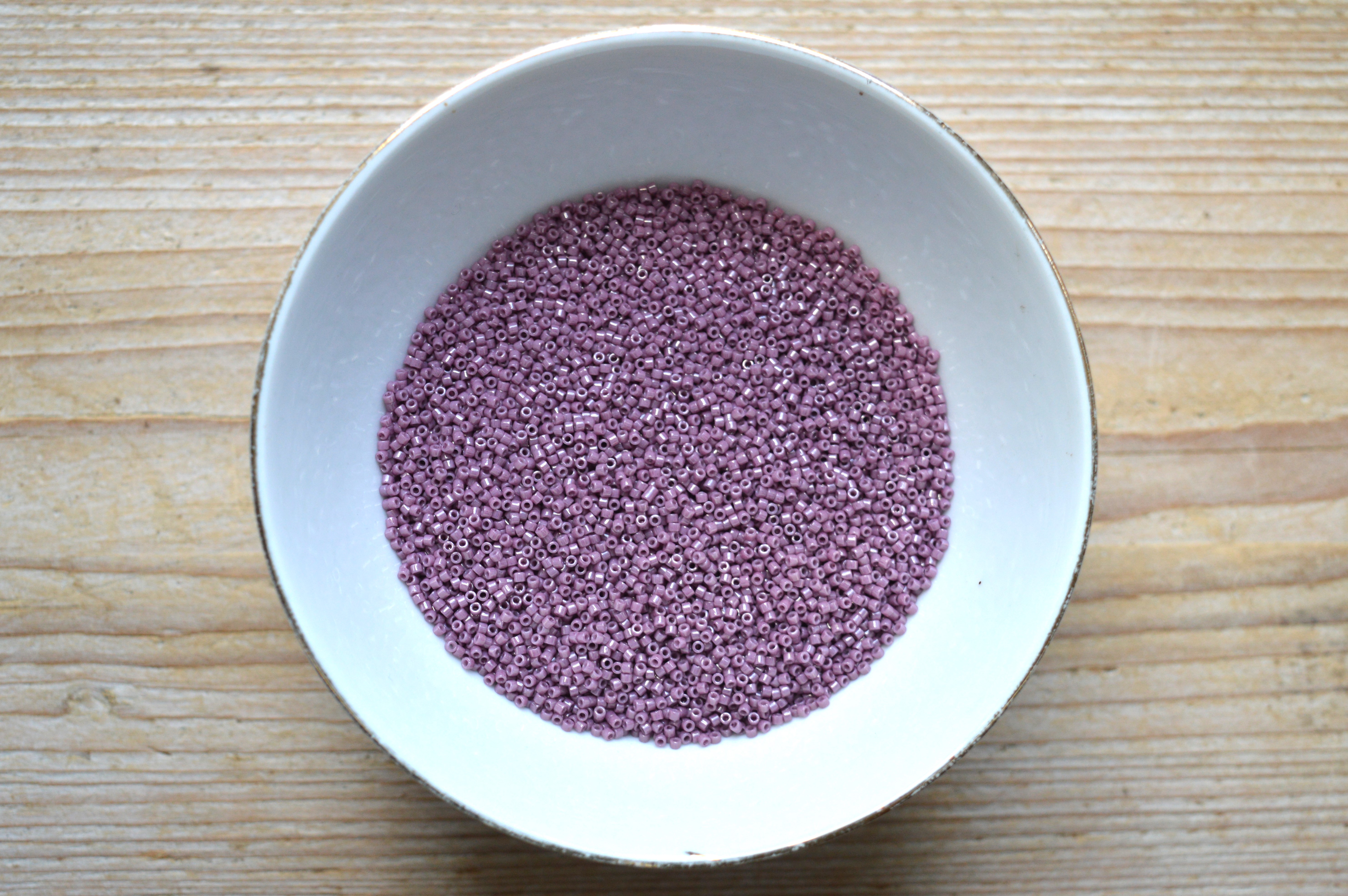 Miyuki Delica’s 11-265 Opaque Luster Mauve (per 5 gram)