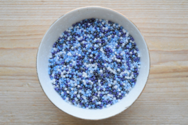 Miyuki 8 Mix Blauw (per 10 gram)