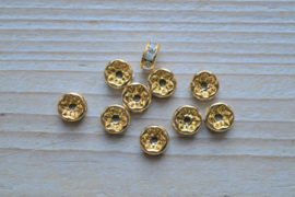 Rhinestone spacers ca. 8 mm (pro 10 stuks)