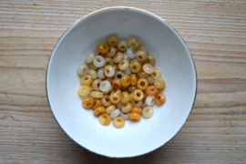 Donutkraal Oranje Jade per stuk