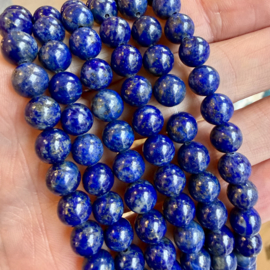 Natuurlijke Lapis Lazuli ronde kralen ca. 8 mm A klasse