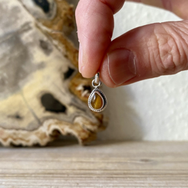 Sterling zilver hangertje met Tijgeroog