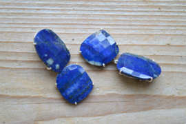 Sterling zilver Oorstekers met Lapis Lazuli