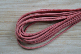 Rundes nappaleder snakestyle Rot pro 10 cm