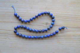 Lapis Lazuli runde Perlen ca. 8 mm (ungefarbt)