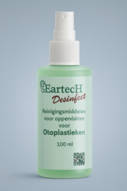 Schoonmaakvloeistof (desinfectie) gehoorbescherming - otoplastieken - In Ear