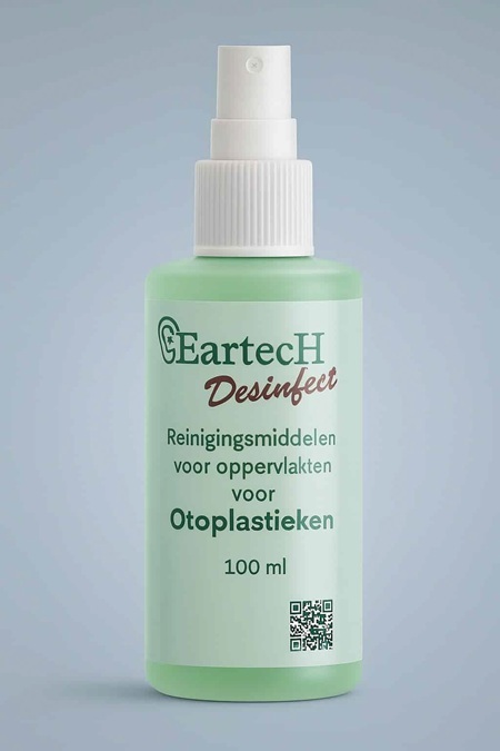 Onderhoud-reinigen-Eartech-desinfectie-otoplastieken