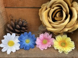 Kunstbloemen madeliefjes wit, diameter 5,5 cm