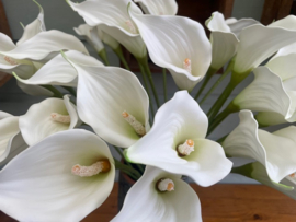 Kunstbloemen calla wit hoogte 57 cm