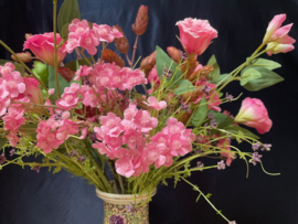 huur/verhuur kunstbloemen Kunstbloemenboeket "Muurhuizen"