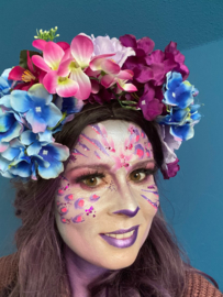 Bloemenband carnaval/vasteloavend carnaval inspiratie