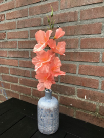 Kunstbloemen gladiolen koraal roze 48 cm