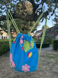 Kinder handdoek & Rugzak – 2-in-1 Kikkertjes