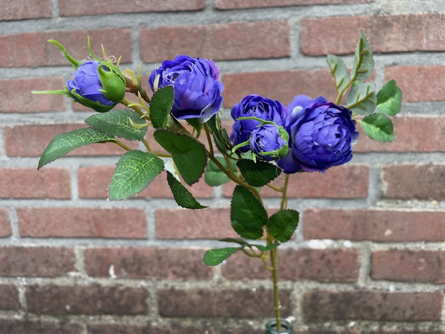 Kunstbloemen, rozentakken met verschillende vertakkingen 45 cm