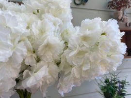 Kunstbloemen bloesemtakken wit, hoogte 70 cm