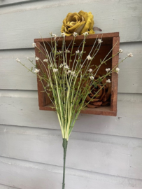 Kunstbloemen verberna "ijzerhard" boeket wit hoogte 43 cm