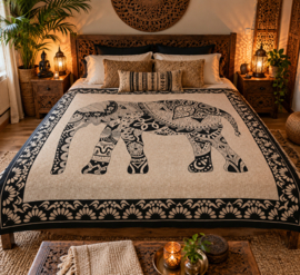 Mandala Doek Olifant – Groot Katoenen Mandala Kleed 220 x 200 cm