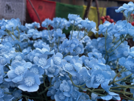 Kunstbloemen boterbloem blauw hoogte 60 cm