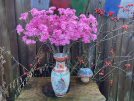 Kunstbloemen boterbloem roze hoogte 60 cm